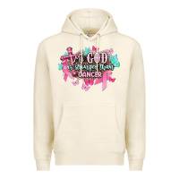 Tofu My god is stronger than Cancer Awareness Premium Hoodie - HowdyJamesFarm