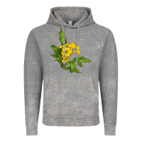 Cloud Rock yellow elder flower Vintage Hoodie - LillyAllenDesigns