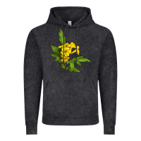Vintage Arctic yellow elder flower Vintage Hoodie - LillyAllenDesigns