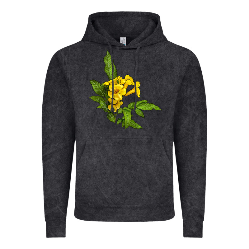Yellow Elder Flower Vintage Hoodie by LillyAllenDesigns | Teevron