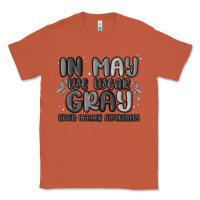 Copper in may we wear gray brain cancer awareness Classic Tee - MaliasSmallBusiness