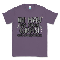 Lavender in may we wear gray brain cancer awareness Classic Tee - MaliasSmallBusiness
