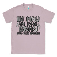 Lilac in may we wear gray brain cancer awareness Classic Tee - MaliasSmallBusiness