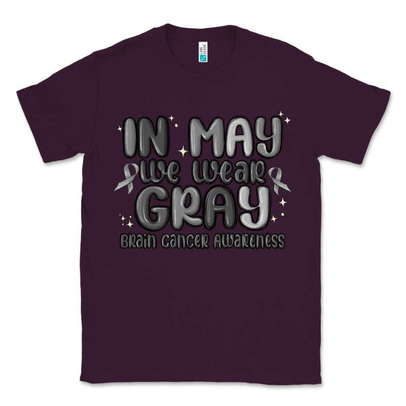 In May We Wear Gray Brain Cancer Awareness Classic Tee by MaliasSmallBusiness | Teevron