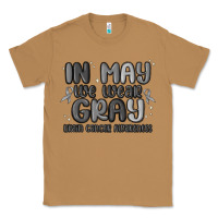 Toasted Coconut in may we wear gray brain cancer awareness Classic Tee - MaliasSmallBusiness