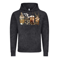 Vintage Black skeleton coffee Vintage Hoodie - Jasminsmagicworld