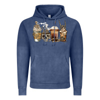 Vintage Denim skeleton coffee Vintage Hoodie - Jasminsmagicworld