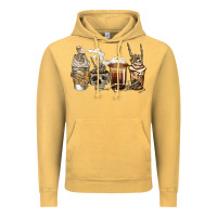 Vintage Mustard skeleton coffee Vintage Hoodie - Jasminsmagicworld