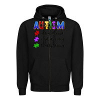 Black i'm a hot mess always stressed and proudly autism Zipper Hoodie - Artiststas