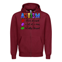 Burgundy i'm a hot mess always stressed and proudly autism Zipper Hoodie - Artiststas