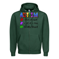 Sports Green i'm a hot mess always stressed and proudly autism Zipper Hoodie - Artiststas