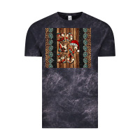 Cloud Black ho ho ho western christmas Vintage Tee - Jasminsmagicworld