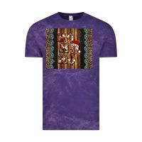 Cloud Purple ho ho ho western christmas Vintage Tee - Jasminsmagicworld