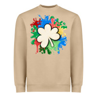 Mushroom st patricks day shamrock autism Heavyweight Sweatshirt - MaliasSmallBusiness