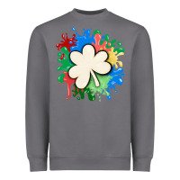 Storm st patricks day shamrock autism Heavyweight Sweatshirt - MaliasSmallBusiness