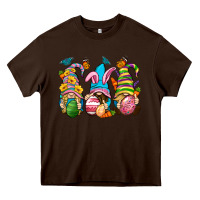 Chocolate Brown Easter gnomies Easter Day Heavy Core Tee - Neo Western