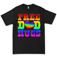 Black lgbtq free dad hugs Premium Tee - HRA Design Shop