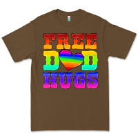 Cacao lgbtq free dad hugs Premium Tee - HRA Design Shop