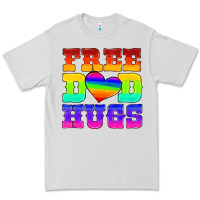 Dove Grey lgbtq free dad hugs Premium Tee - HRA Design Shop