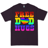 Plum lgbtq free dad hugs Premium Tee - HRA Design Shop