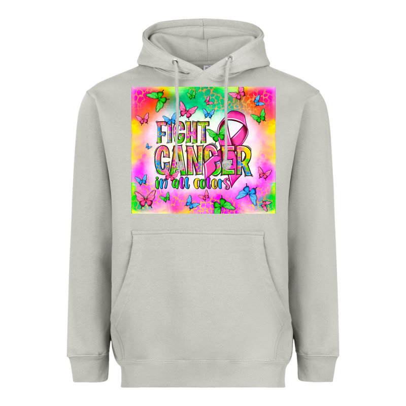 Fight Cancer In All Colors Heavyweight Hoodie by NancyCooperArtShop | Teevron