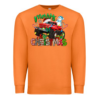 Carrot merry christmas monster truck Premium Sweatshirt - texasbilliewilder