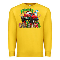 Lemon merry christmas monster truck Premium Sweatshirt - texasbilliewilder