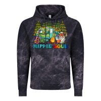 Cloud Black hippie soul camping Vintage Hoodie - BarkalooDesign