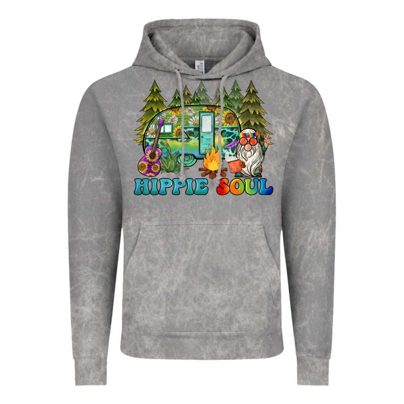 Hippie Soul Camping Vintage Hoodie by BarkalooDesign | Teevron