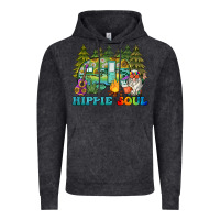 Vintage Black hippie soul camping Vintage Hoodie - BarkalooDesign