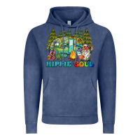 Vintage Denim hippie soul camping Vintage Hoodie - BarkalooDesign