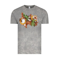 Cloud Rock horseshoe cowhide cactus patch Vintage Tee - AdoDesignShop