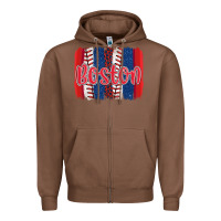 Chestnut boston baseball team spirit brushstrokes Zipper Hoodie - Artiststas