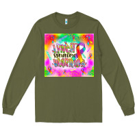Army Green lynch stndrome warrior Long Sleeve Tee - NancyCooperArtShop