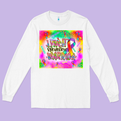 Lynch Stndrome Warrior Long Sleeve Tee Designed By Nancycooperartshop