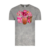Breast Cancer Coffee Cups Vintage Tee | Teevron