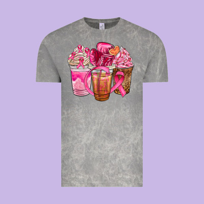 Breast Cancer Coffee Cups Vintage Tee Designed By Nancycooperartshop