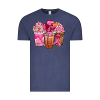 Vintage Denim breast cancer coffee cups Vintage Tee - NancyCooperArtShop