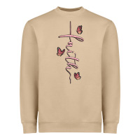 Mushroom faith cross Heavyweight Sweatshirt - MaliasSmallBusiness