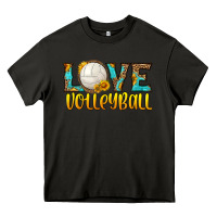 Asphalt love volleyball Heavy Core Tee - HRA Design Shop
