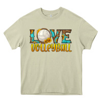 Mossy love volleyball Heavy Core Tee - HRA Design Shop