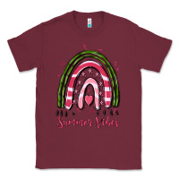 Burgundy summer vibes Classic Tee - MaliasSmallBusiness