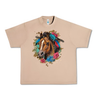 Burro quarter horse floral Urban Heavy Tee - LillyAllenDesigns