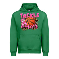 Emerald Tackle Cancer Basketball Urban Hoodie - FaDigitalArtStudio