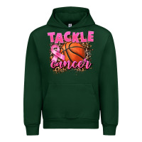 Forest Green Tackle Cancer Basketball Urban Hoodie - FaDigitalArtStudio