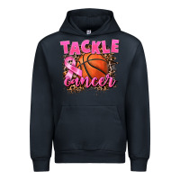 Navy Tackle Cancer Basketball Urban Hoodie - FaDigitalArtStudio
