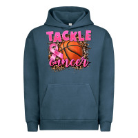 Pigment Midnight Navy Tackle Cancer Basketball Urban Hoodie - FaDigitalArtStudio
