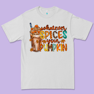 Whatever Spices Your Pumpkin Premium Tee Designed By Racoondesign