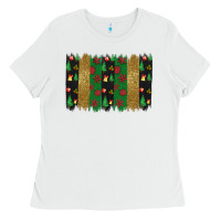 White Christmas brush stoke Ladies Tee - JahusDesignShop
