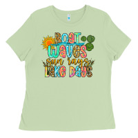 Matcha boat waves sun rays lake days Ladies Tee - Zillion Design Studio
